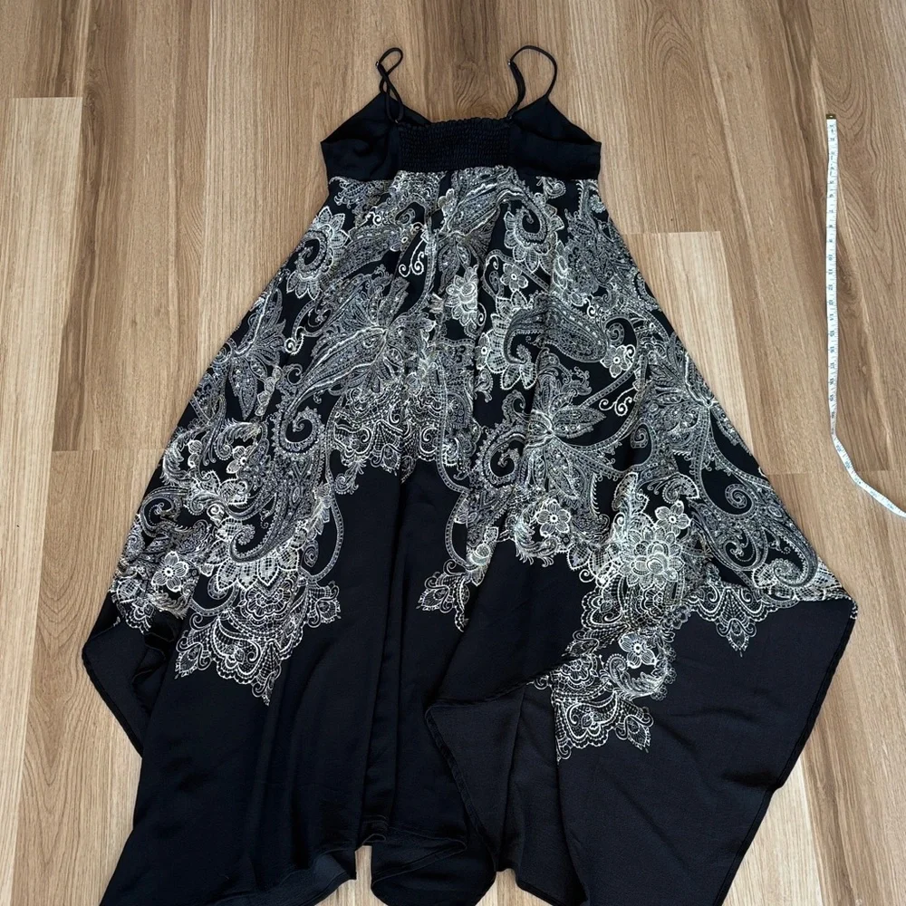 Hinge Black and Silver Asymmetrical Dress - Picture 3 of 5